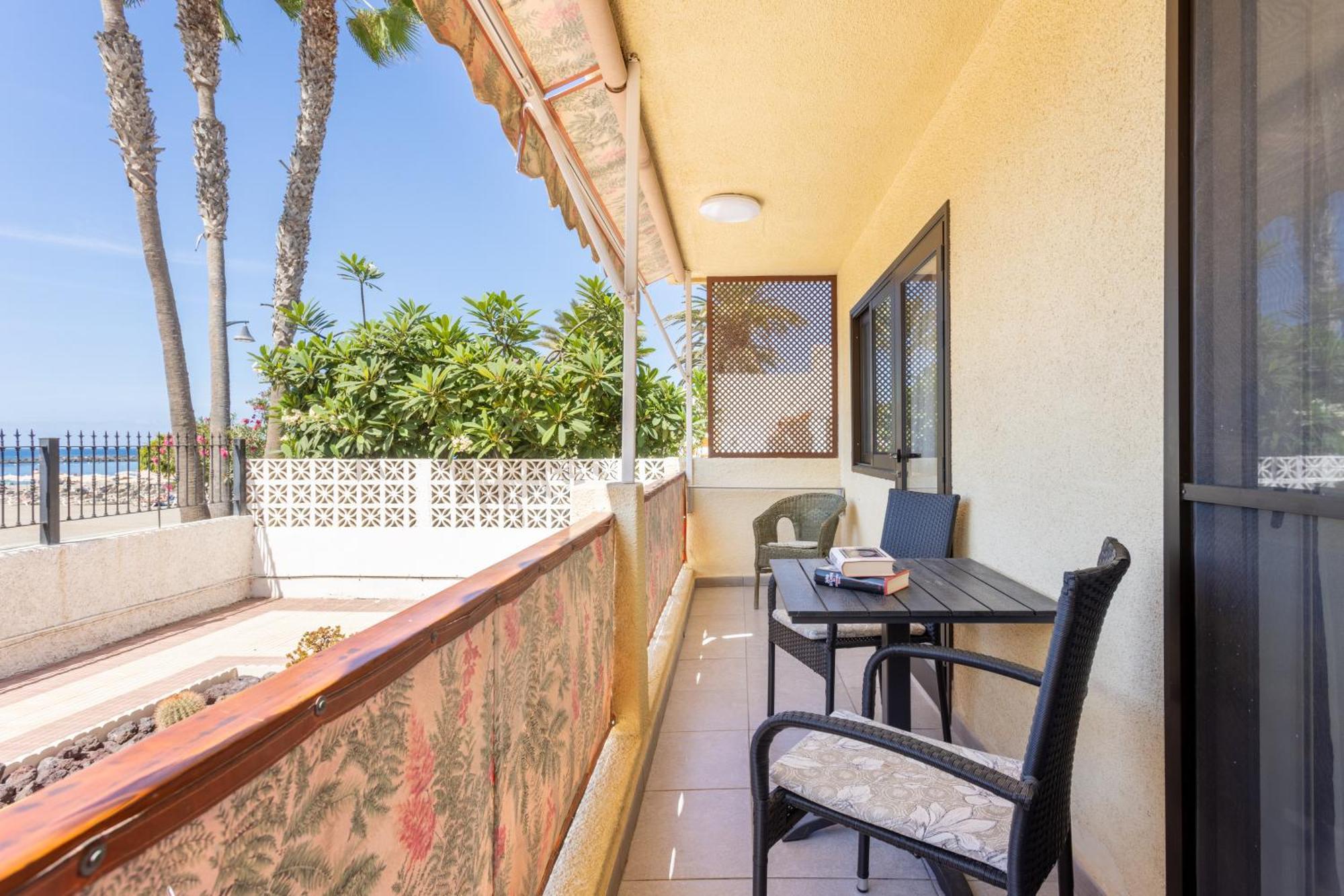 לוס כריסטיאנוס Frontline Playa Las Vistas With Pool, Parking, Sea מראה חיצוני תמונה