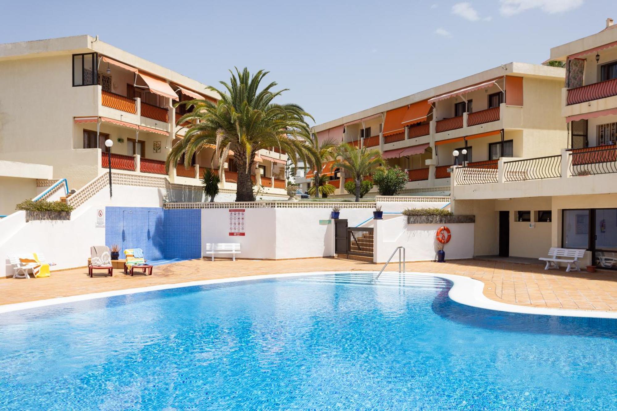 לוס כריסטיאנוס Frontline Playa Las Vistas With Pool, Parking, Sea מראה חיצוני תמונה