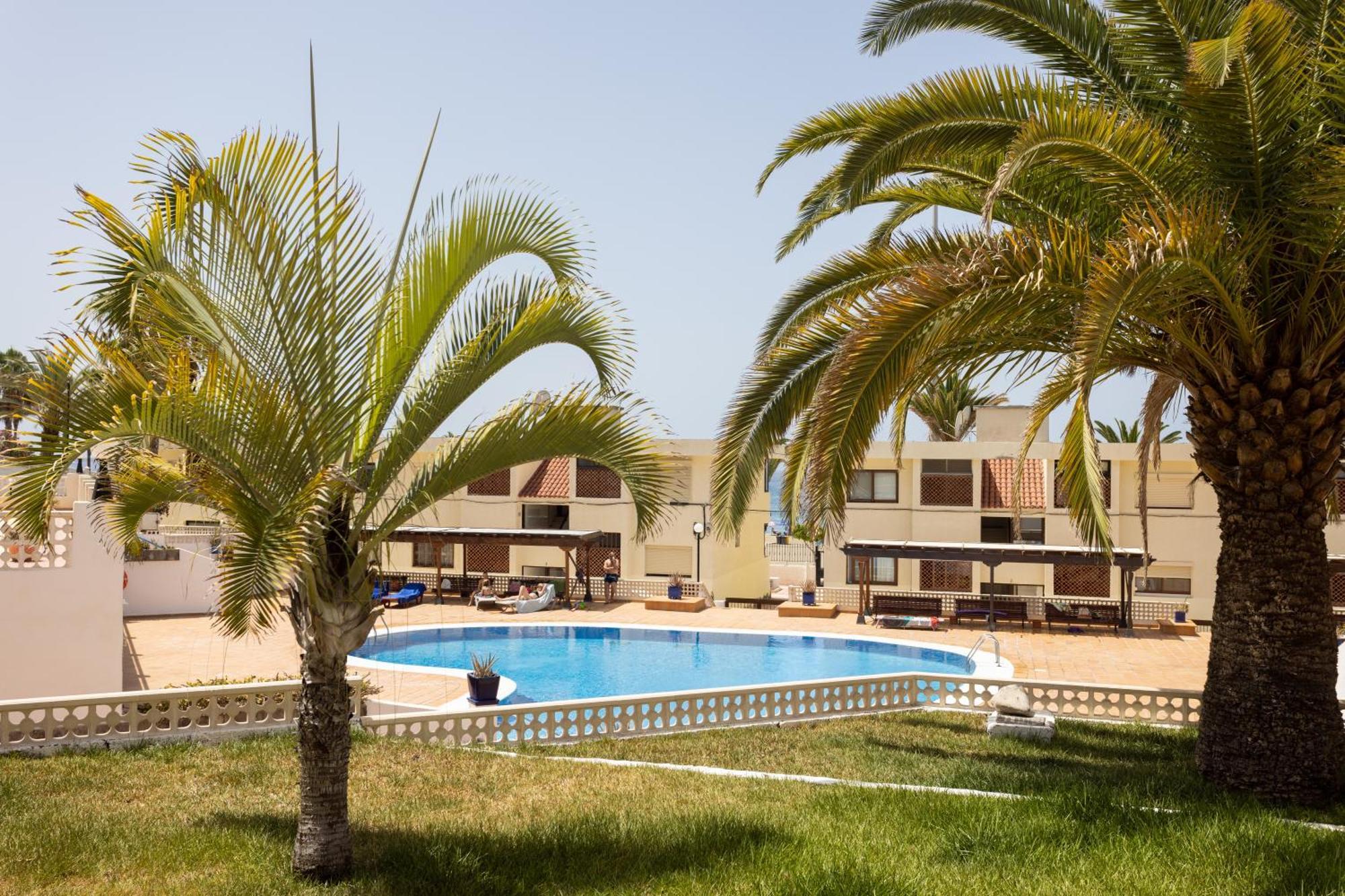 לוס כריסטיאנוס Frontline Playa Las Vistas With Pool, Parking, Sea מראה חיצוני תמונה